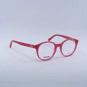 Moschino MOL523 0C9A00 Eyeglasses Pink 49mm Round Frame